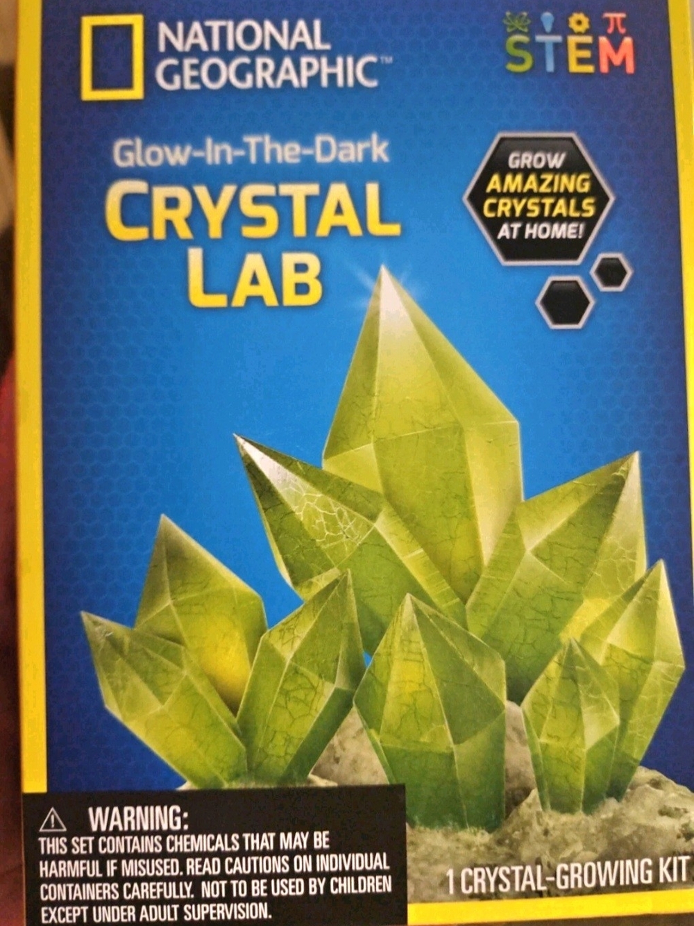 New In Box National Geographic Glow-In-The-Dark Crystal Lab
